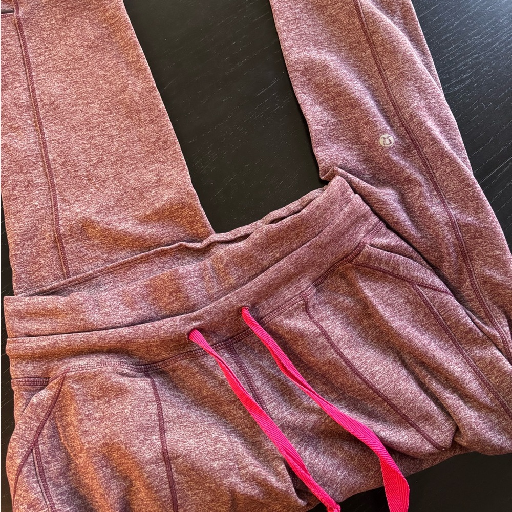 Lululemon Ready to Rulu Fleece Jogger Heathered Purple size 4